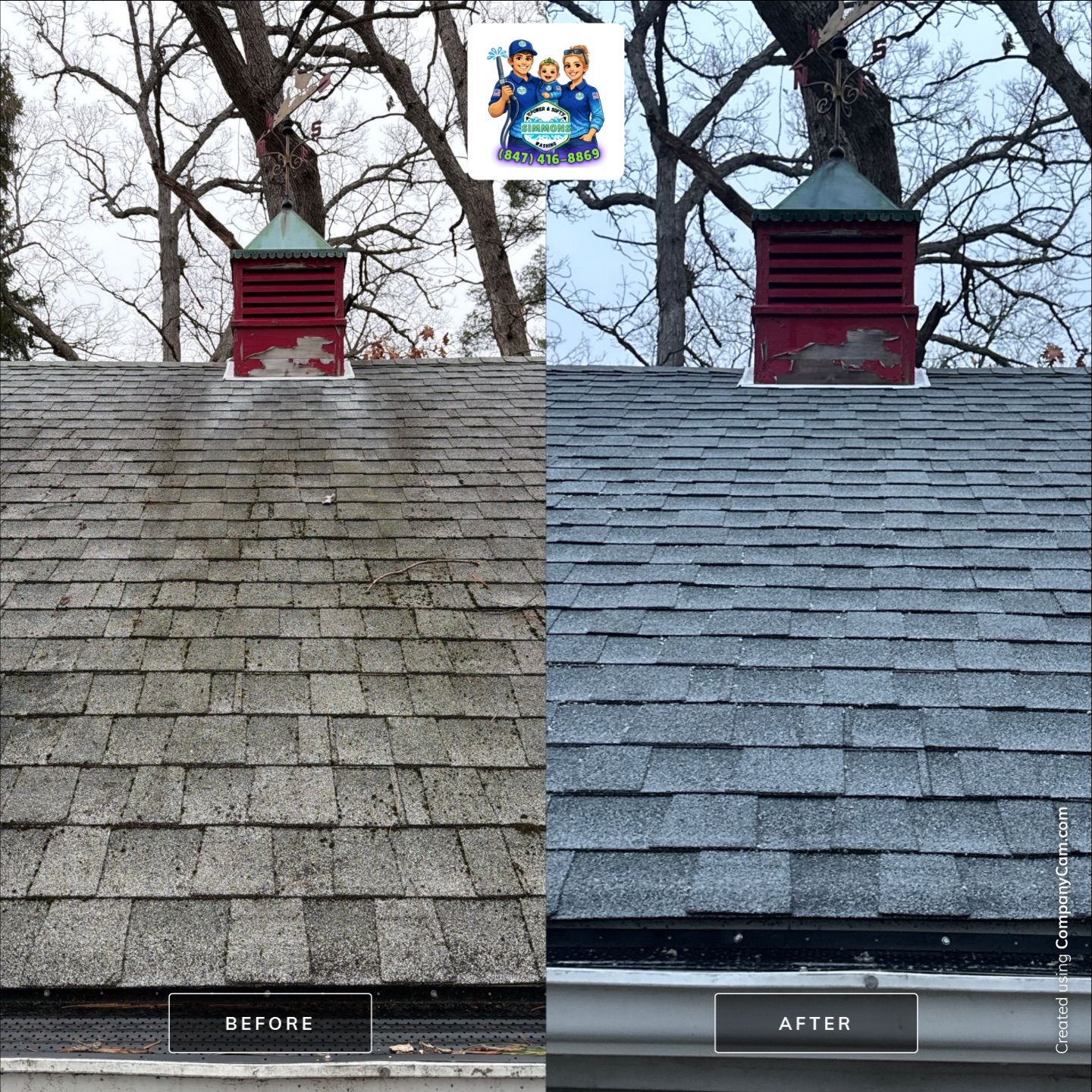 Project in Mundelein by Simmons Power & Soft Washing