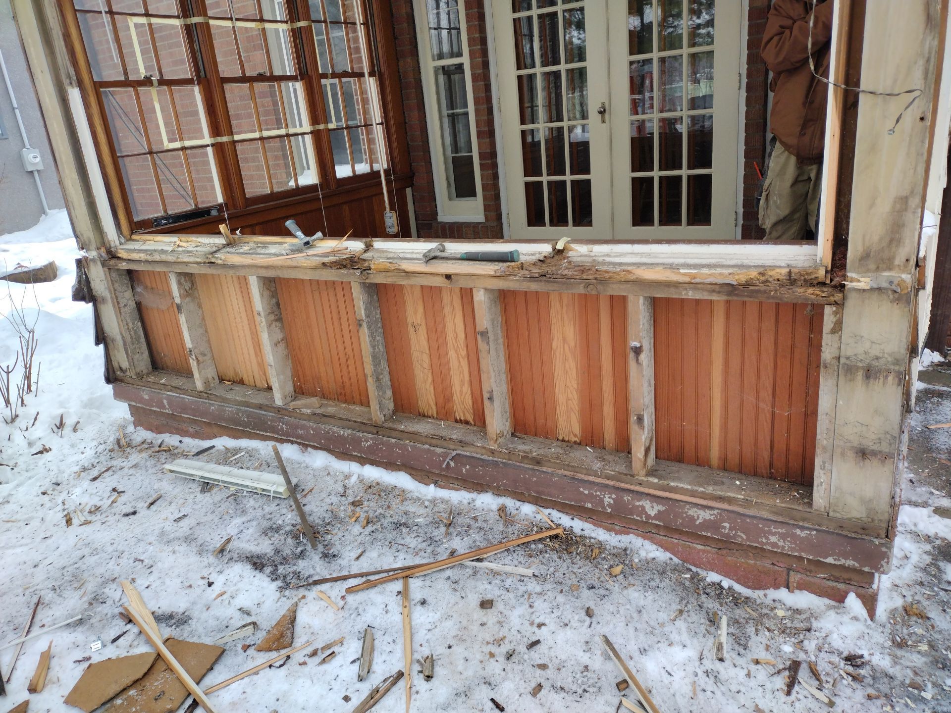 Three-Season Porch Renovation – Complete Structural Transformation by Johnny Five Construction