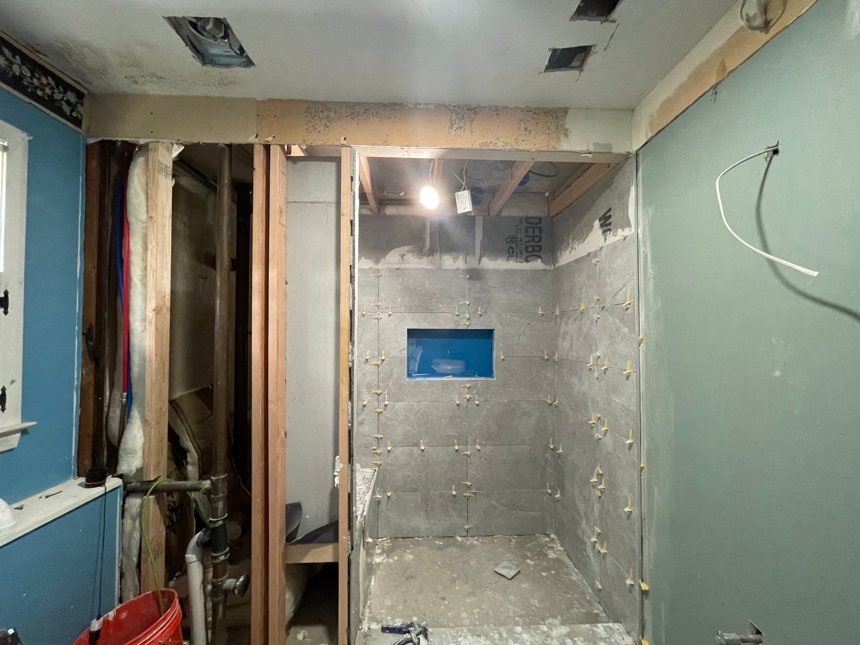 Bathroom Remodel using Tile by Home Concepts Construction