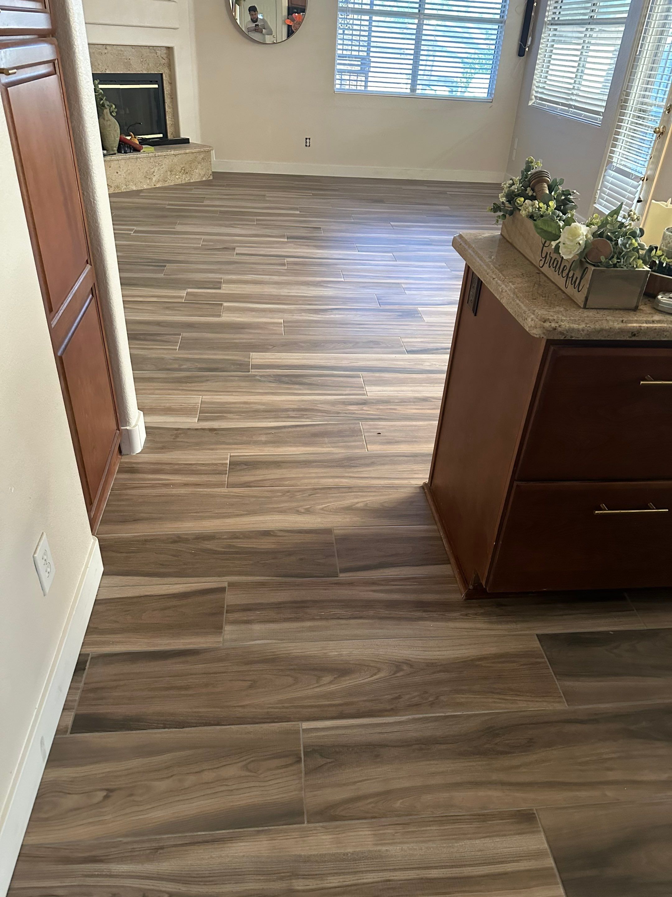 Flooring Installation using Tile by Footprints Floors of Chandler 