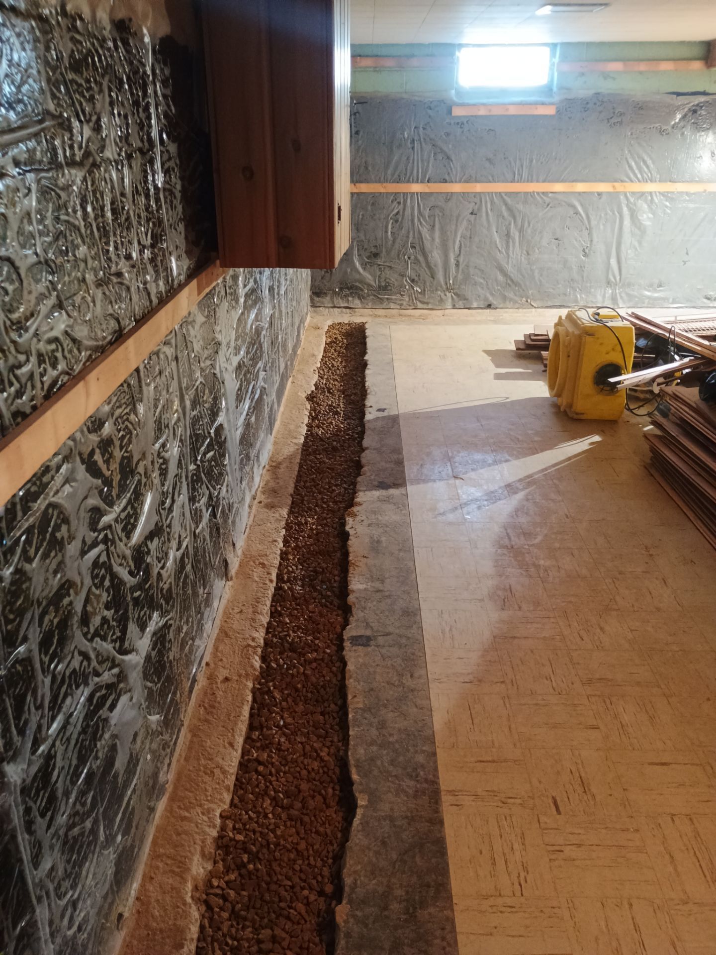 Helping Dan Get Going on His Remodel by Waterproofing Northeast