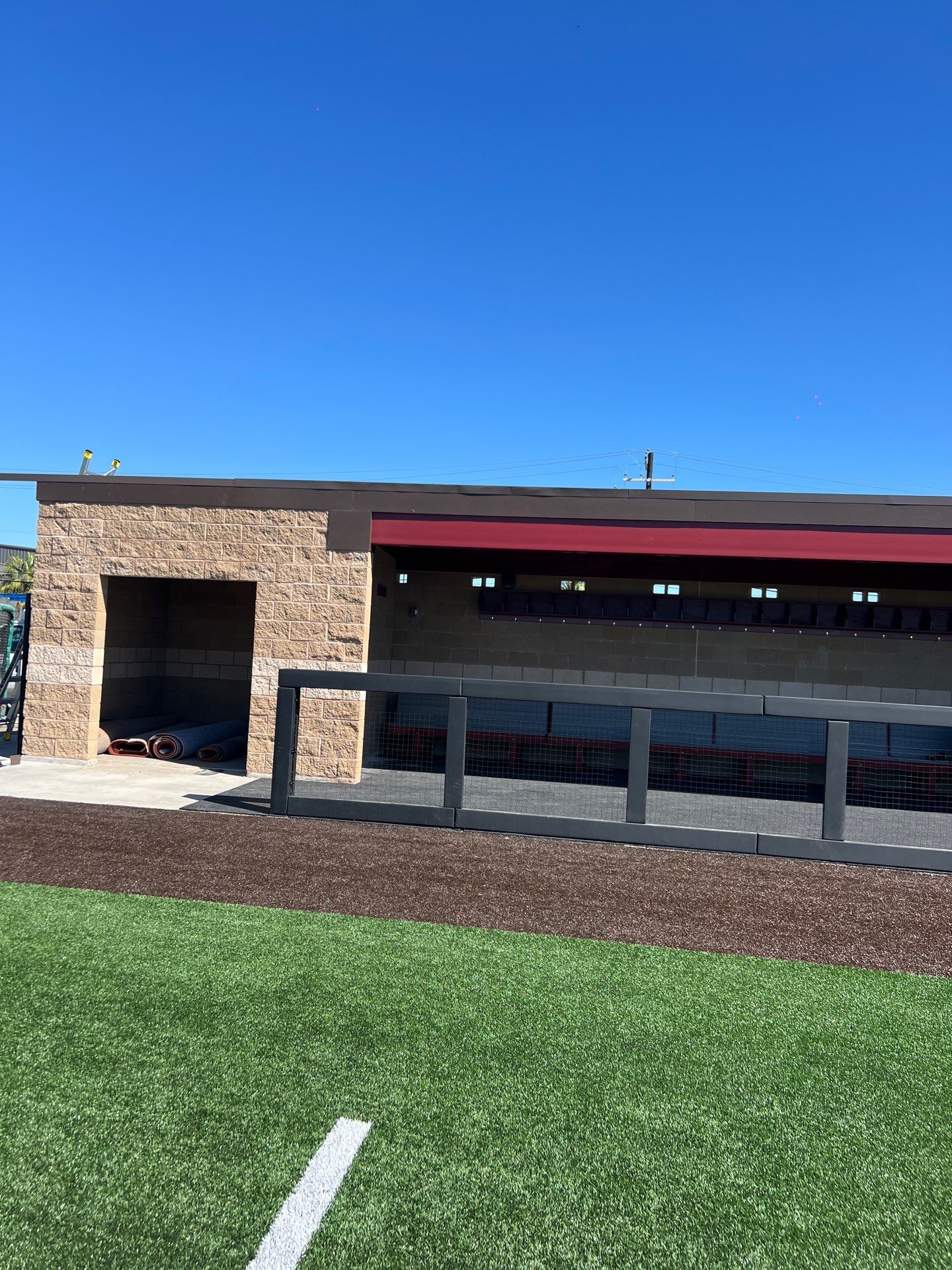 Wildcat Dugout by Bayfront Roofing and Construction