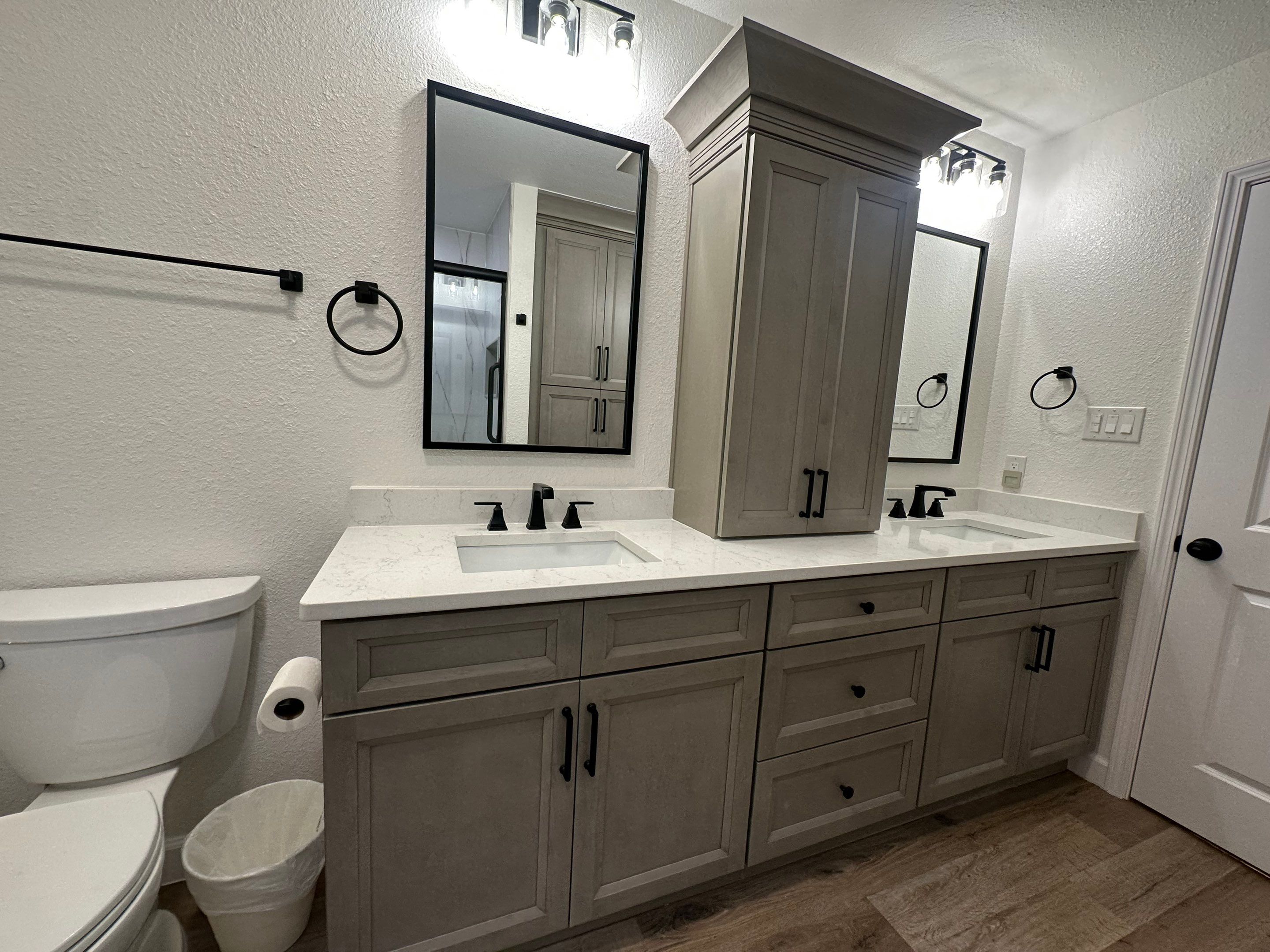 Rimline Full Bath Remodel with Tub to Shower Conversion by Legacy Bath and Kitchen 