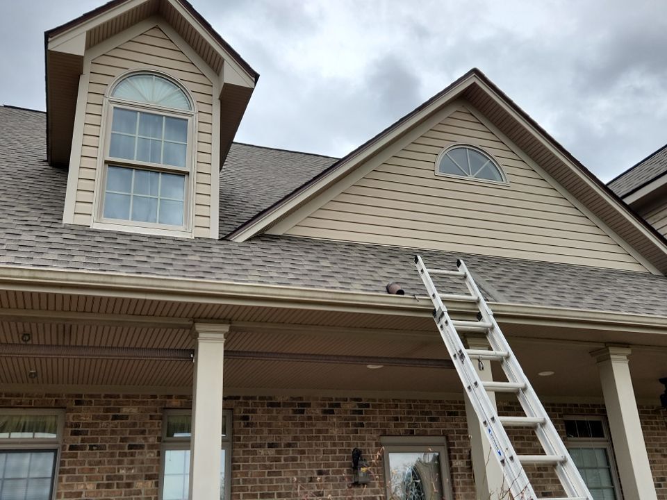 GAF Weathered Wood and Custom Copper by Just In Time Roofing and Restoration