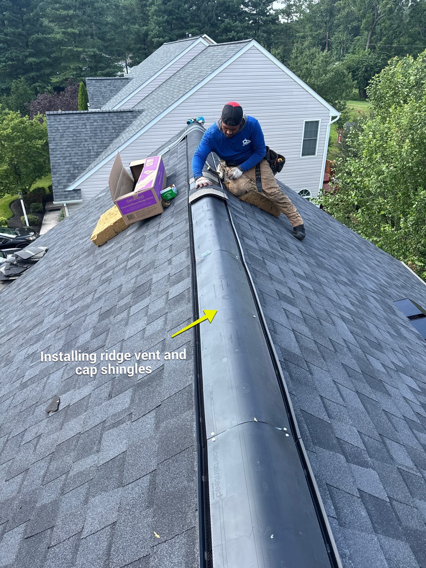 New Shingle Roof & New Gutters and downspouts with covers by Alpha Design Services