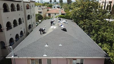 Apartment Building 2nd Layer Installation &Silicone coating