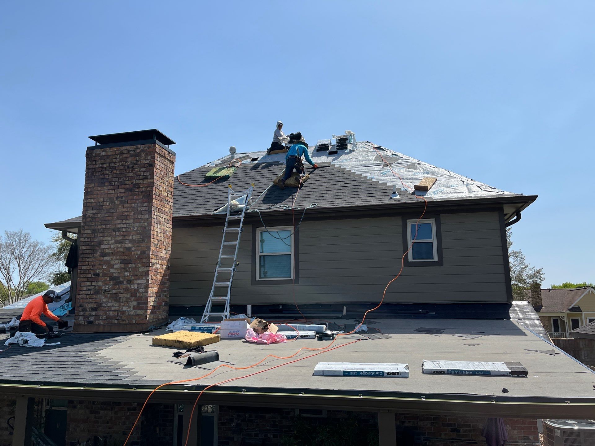 Residential Roof Replacement using IKO Cambridge Lifetime Shingle by Elite Roofing LLC
