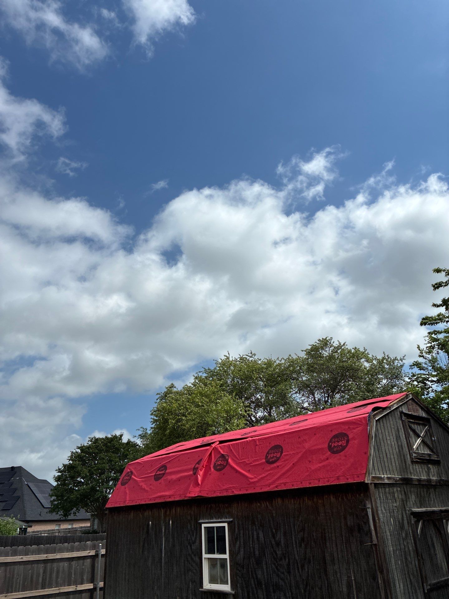 Cleburne Storm Restoration In time for Closing. by Berry Good Roofing 