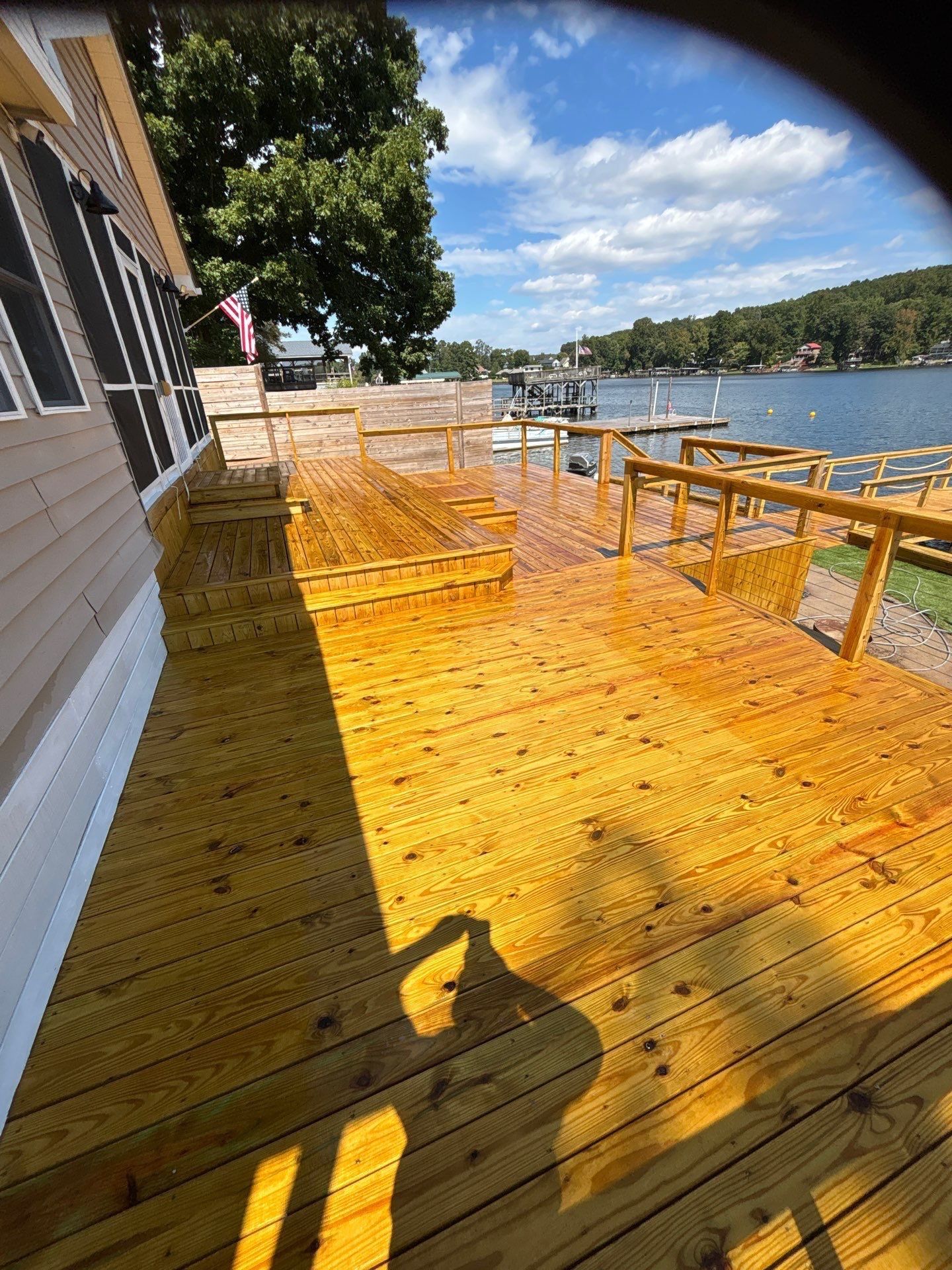 Wood Dock using Wood Sealant by DuraSeal