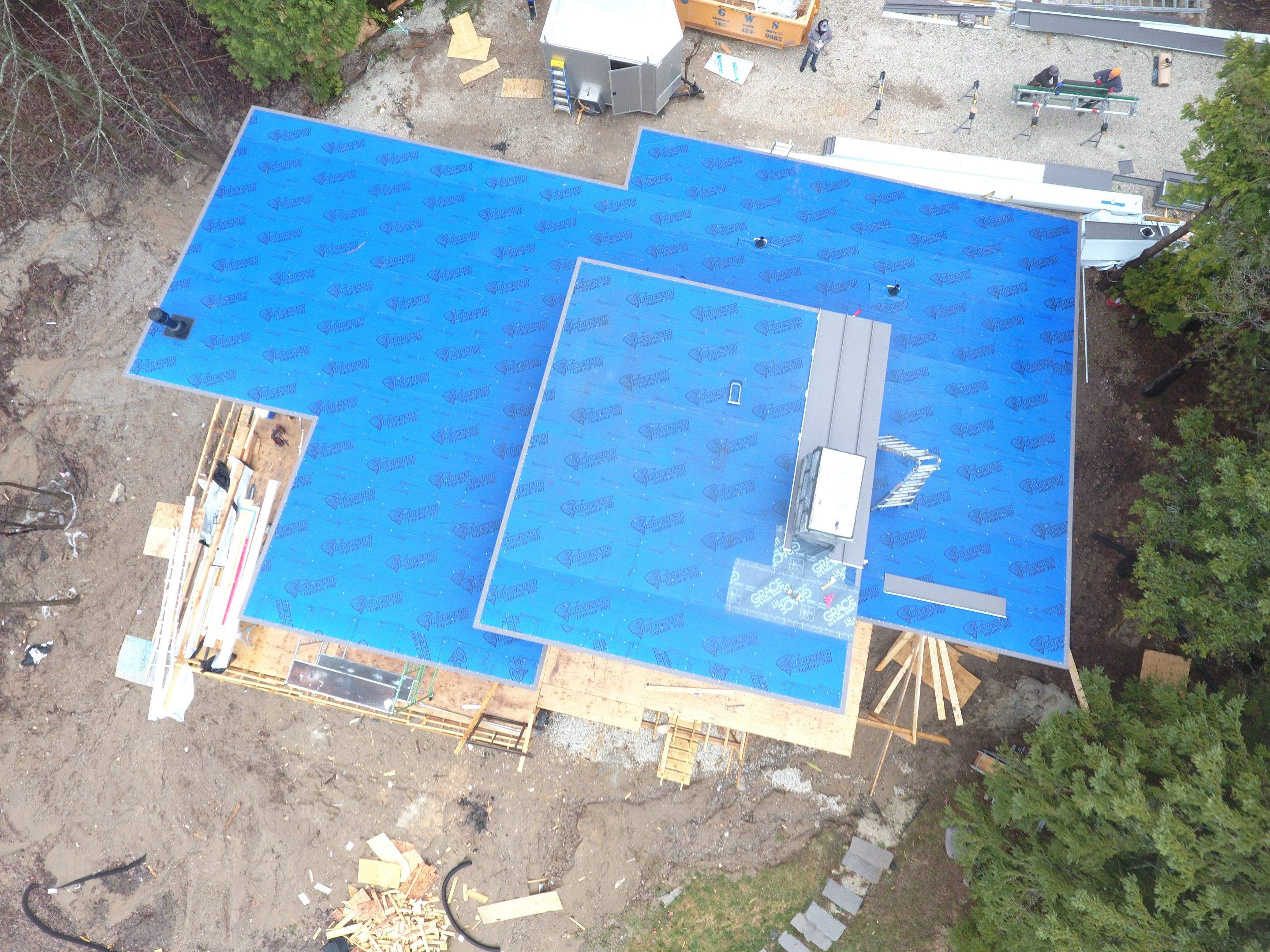 Residential Roofing Installation using 24 Ga Standing Seam Metal by Jay Carter Roofing & Sheet Metal