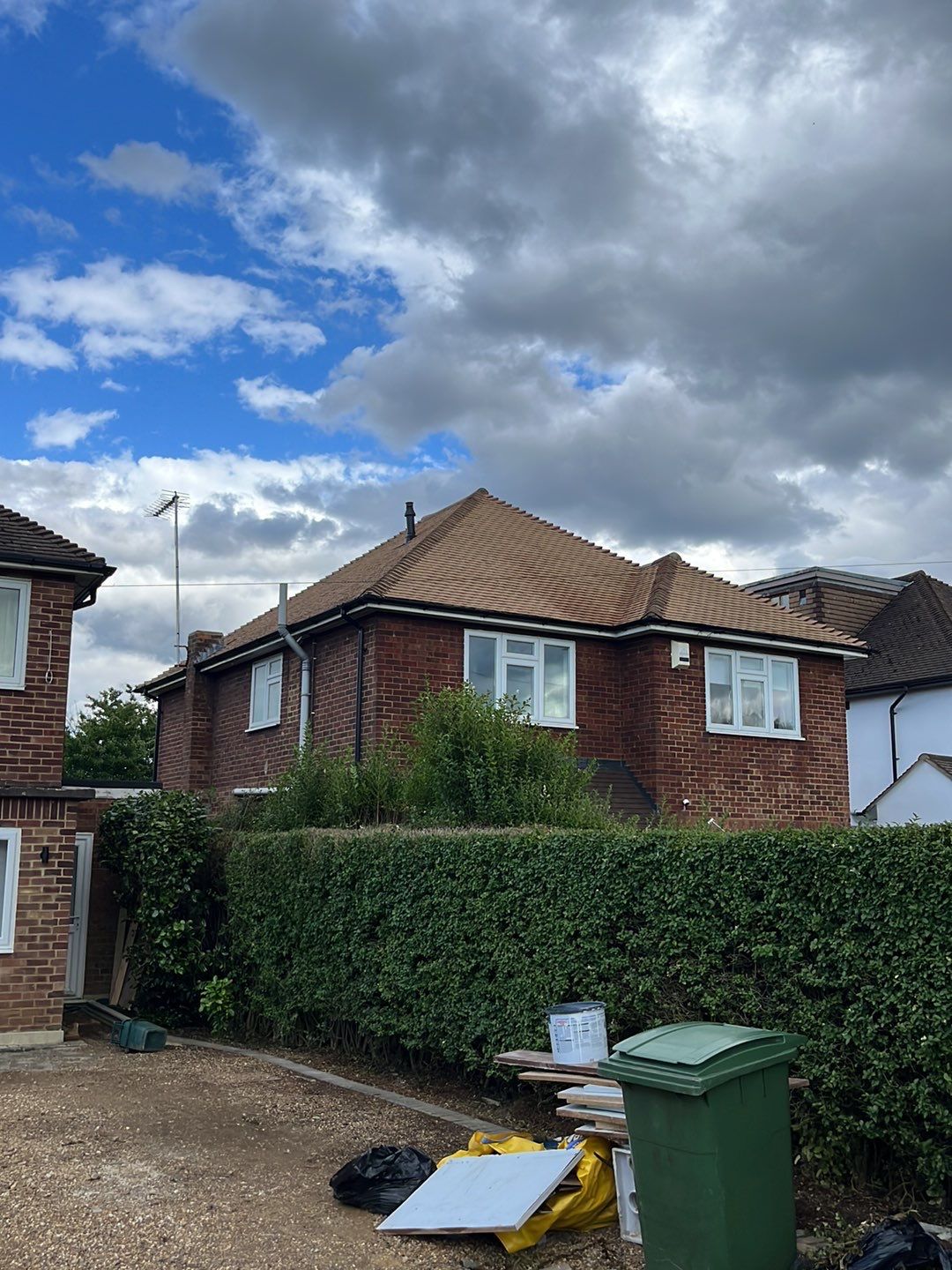 Roof Clean - Biocide Treatment using Mosmatic FSC and Biocide by Ges Exterior Cleaning ltd