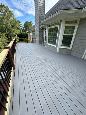 Multi-Level Composite Deck and Staircase Installation in Stonecrest