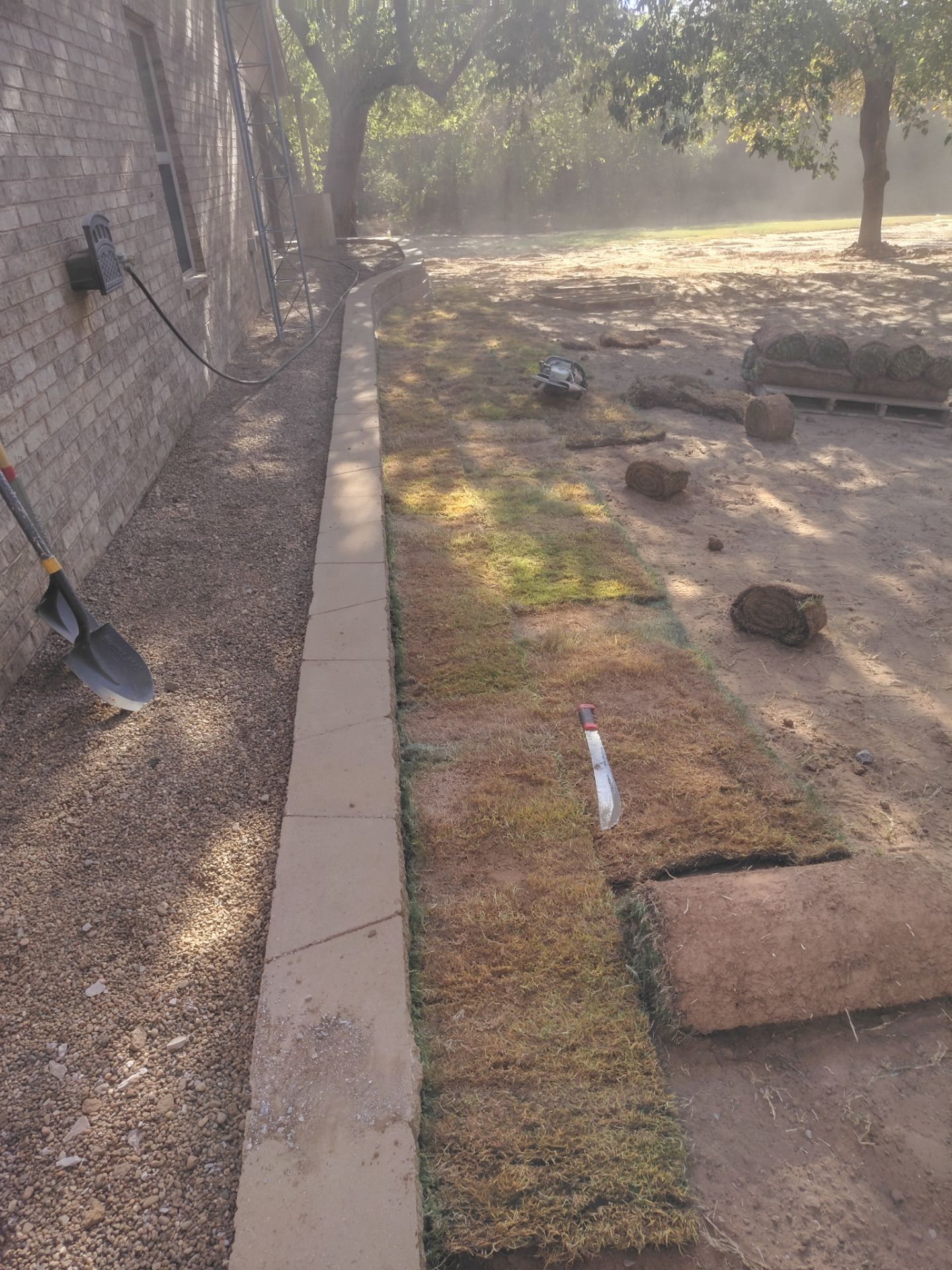 Retaining Wall by Clays Services Inc