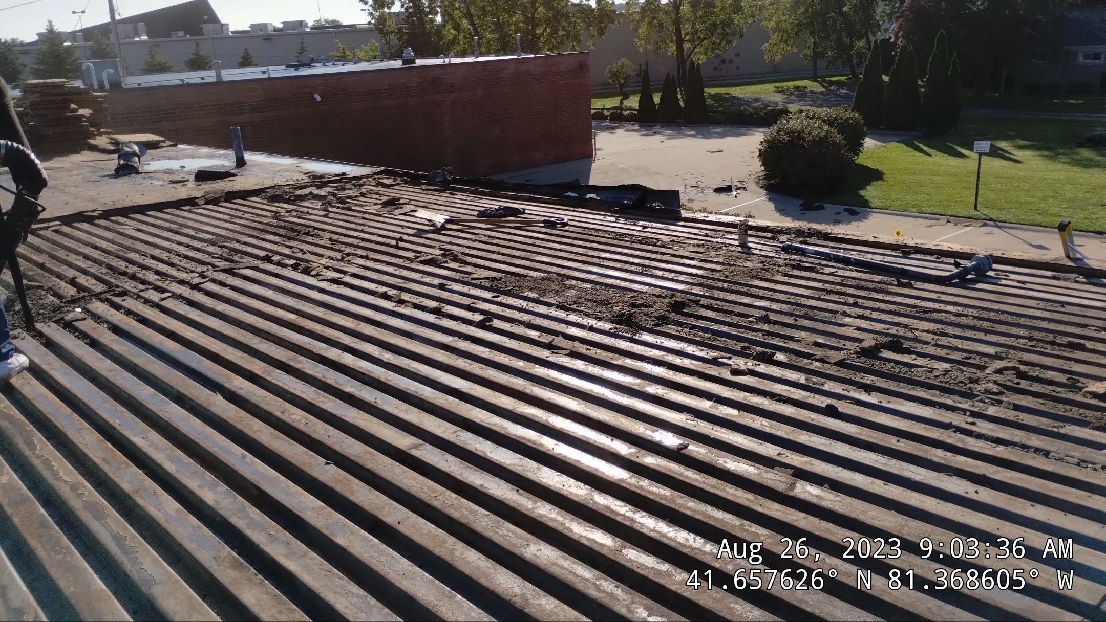 Flat Roof Install Mentor Ohio by Gold Star Roofing LLC 