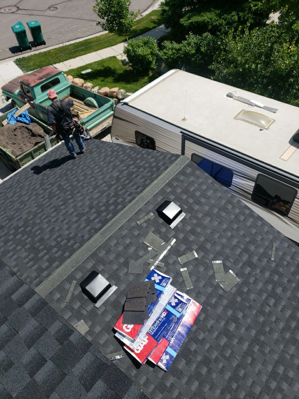 Residential Roofing Installation using GAF Timberline HDZ - Lifetime Shingle by The Roof Doctor