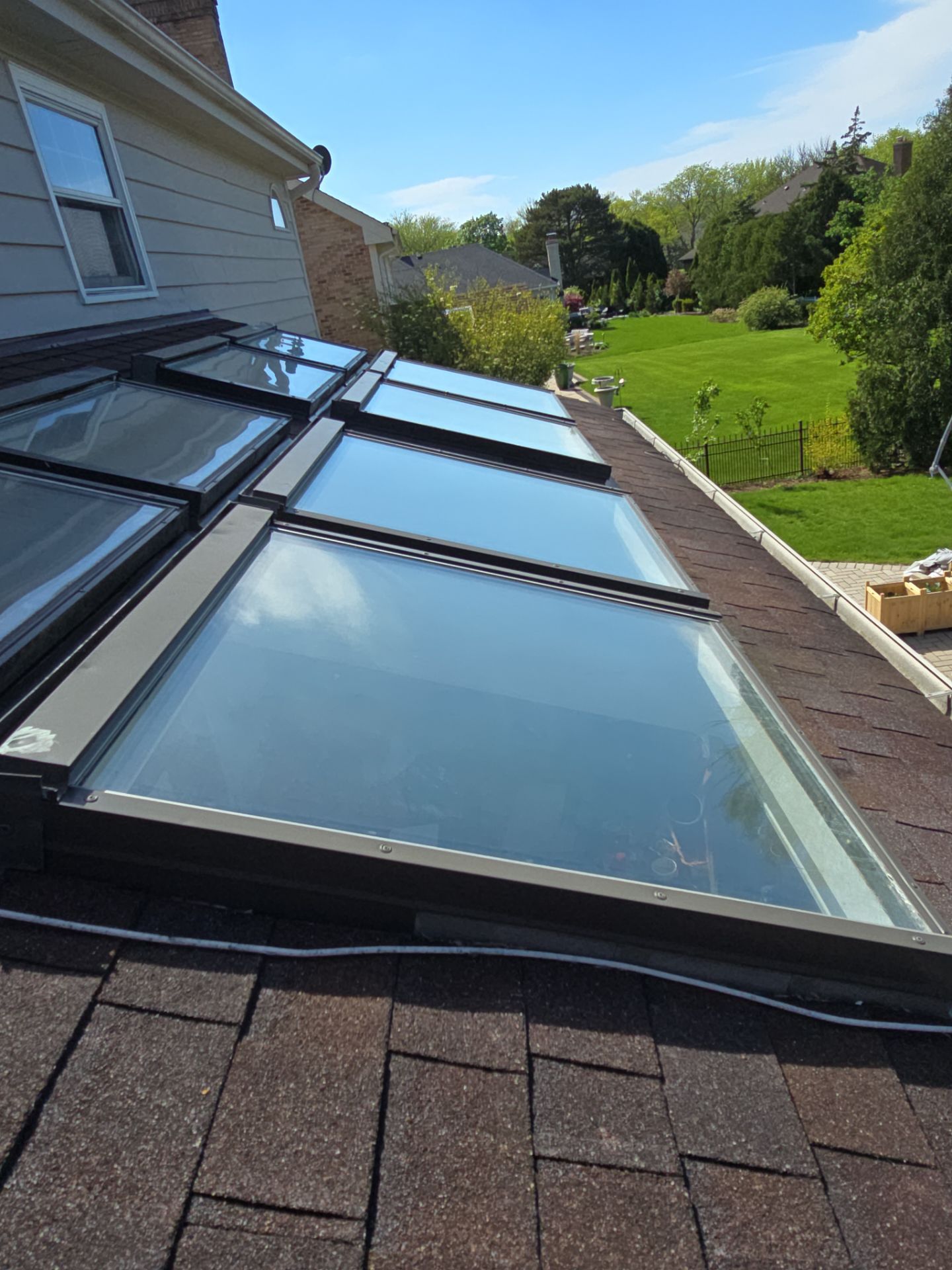 Oak Brook Architectural Shingle Roof Replacement and Velux Skylight Upgrade by Roof One