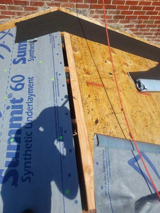 Residential Roofing Installation using Atlas Pinnacle Pristine Pewter Architectural Shingles by Frederick Roof Repair
