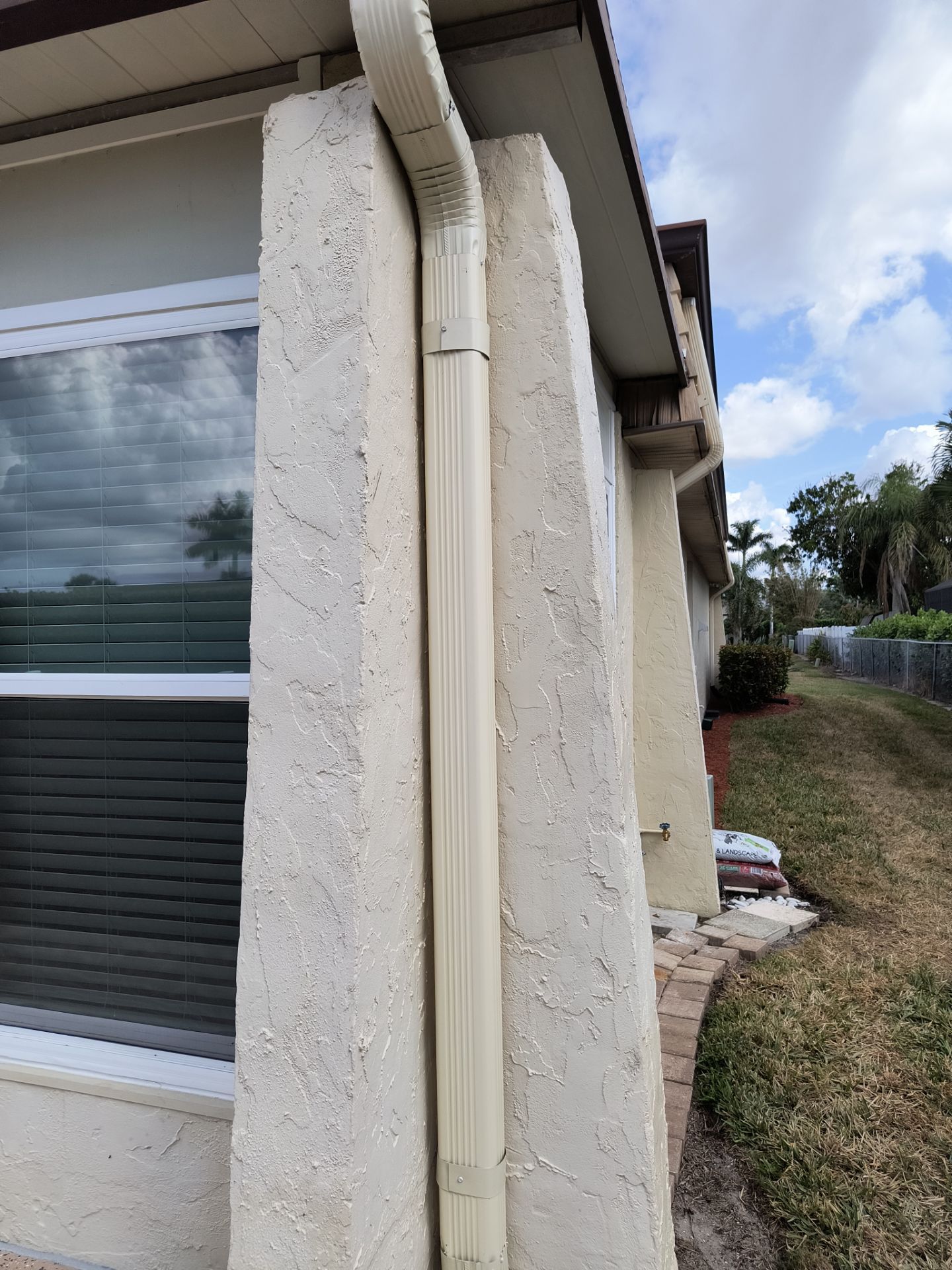 Downspout Replacement in Fort Myers FL by Gutter Professors