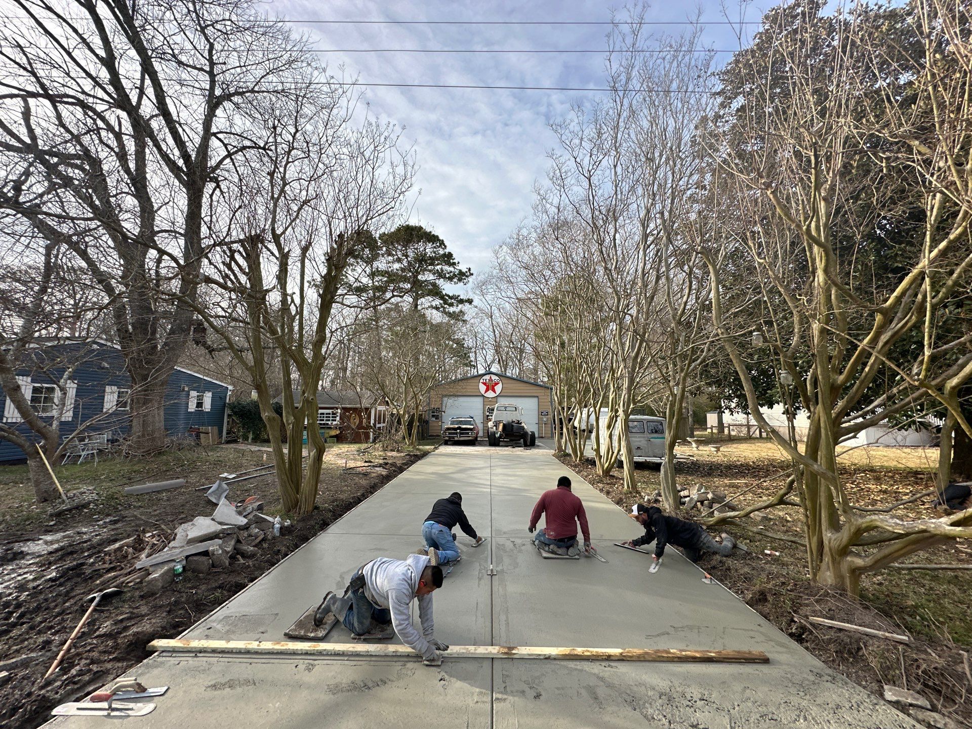 Project in Virginia Beach by Sam The Concrete Man Virginia Beach