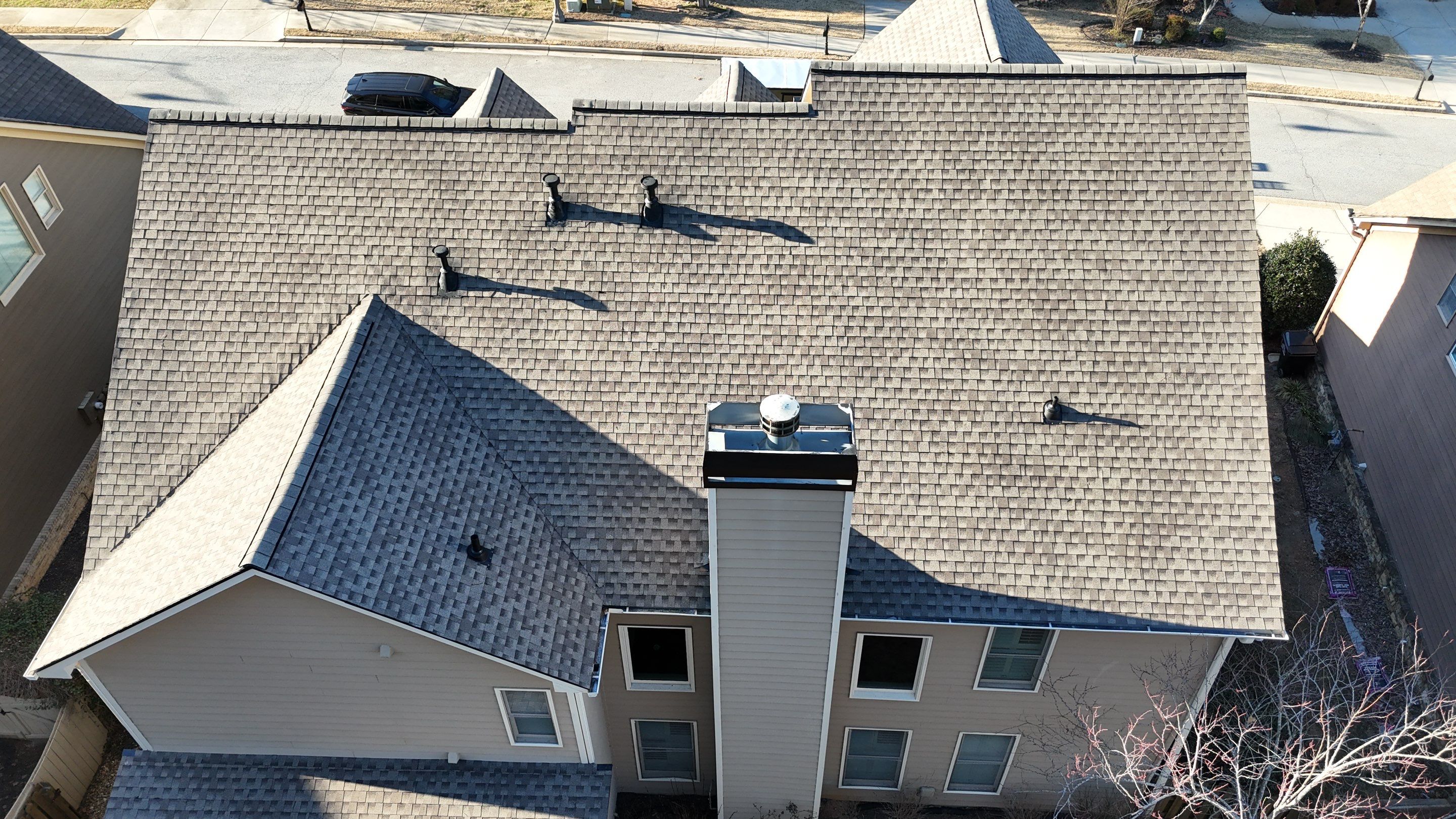 Smyrna, GA Roof Replacement GAF Timberline HDZ Weathered Wood by Reset Roofing