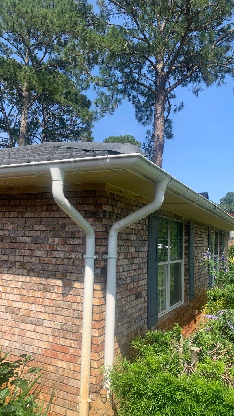 Soffit and Fascia Installation using Vented Vinyl Soffit by Gutter Professors