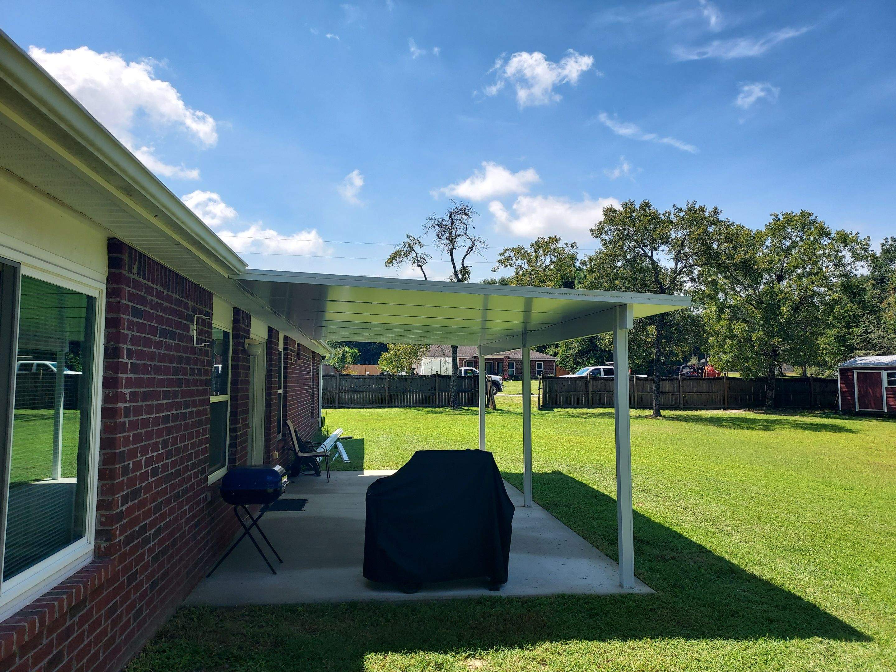 Patio Cover using Colorbeam by Titan Sunrooms