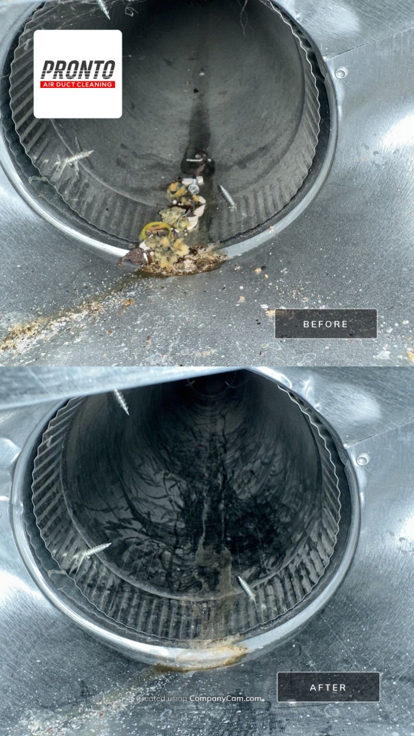 Air duct cleaning using Hypervac by Pronto Air Duct Cleaning