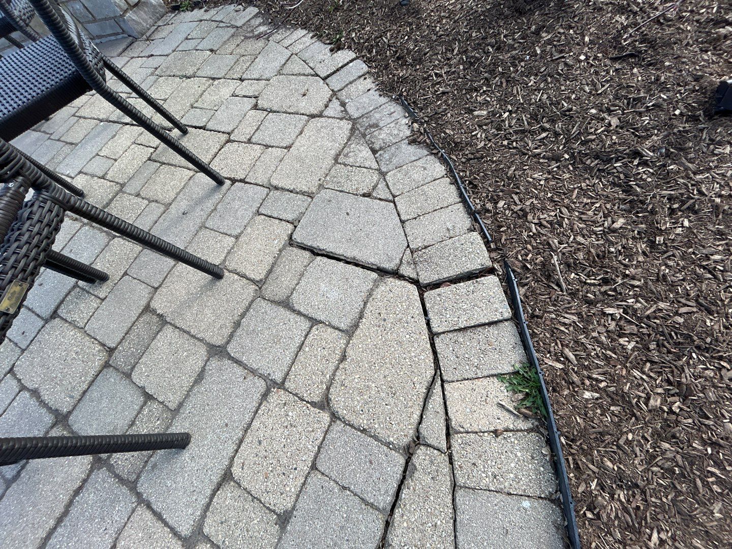 Brick paver repair, cleaning sanding and sealing by Northern Power Washing LLC.