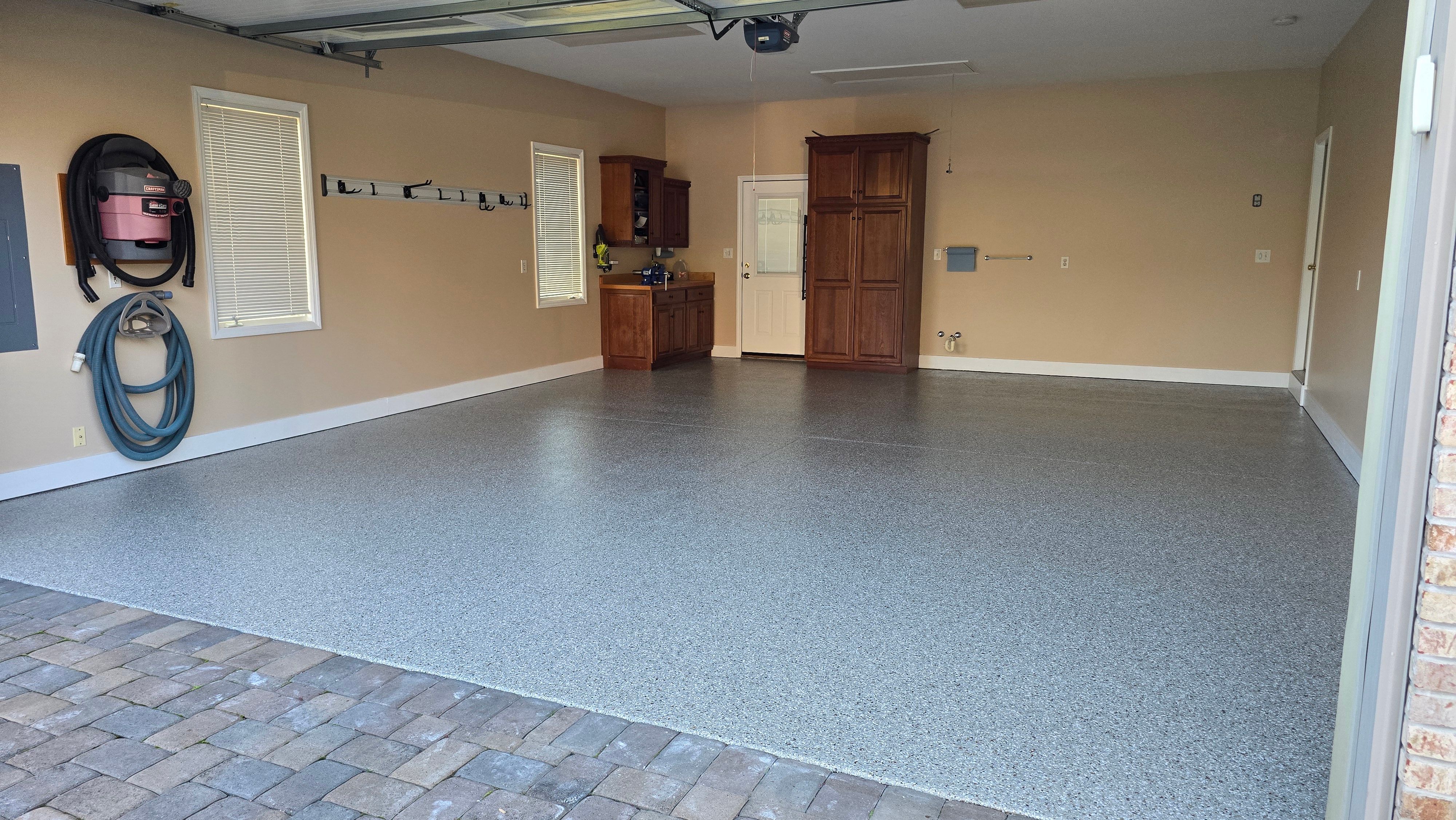 Garage using Creekbed by Elite Floor Solutions
