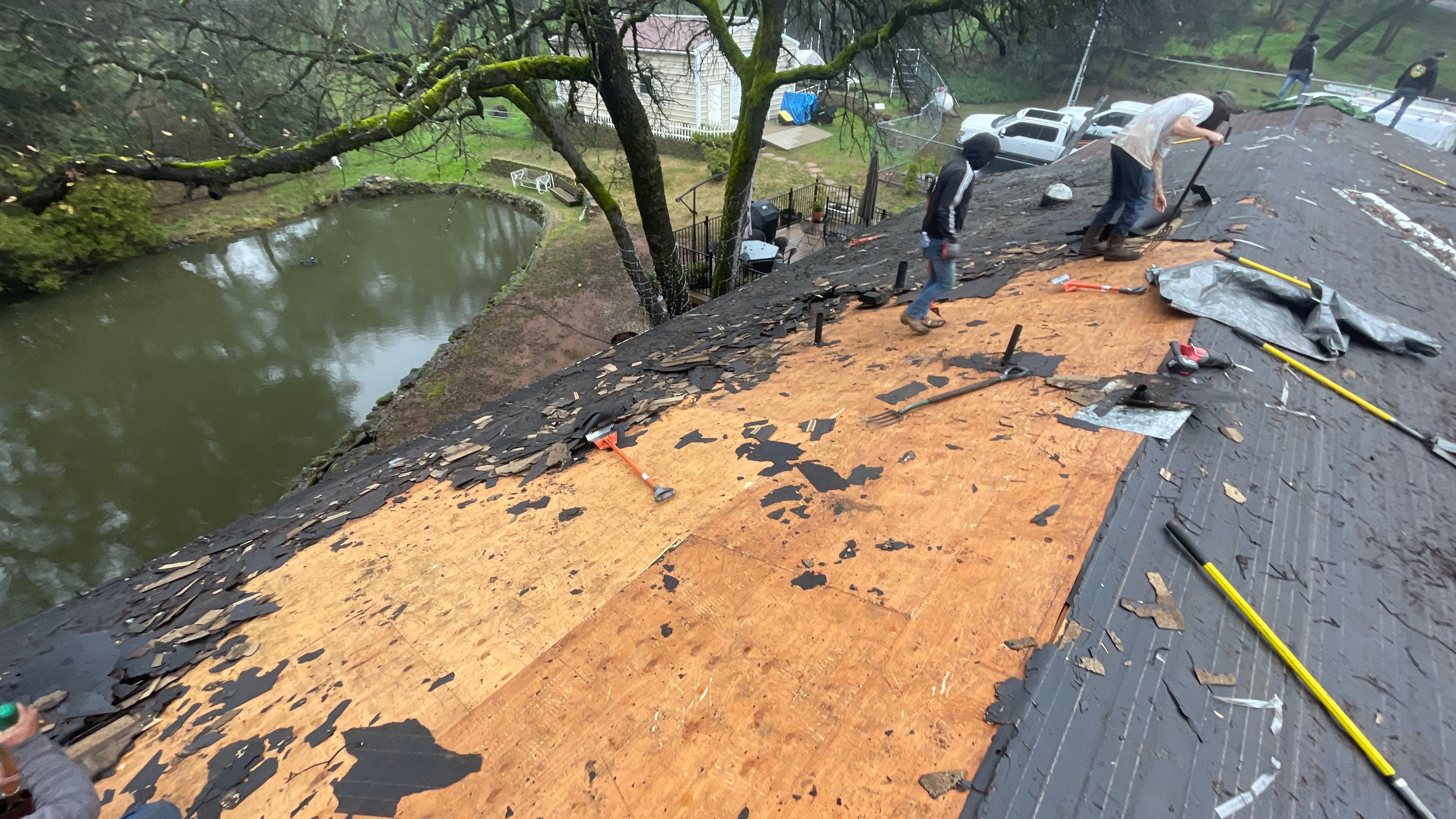 Residential Roofing Installation using Owens Corning Roofing Shingles by Byers Enterprises 