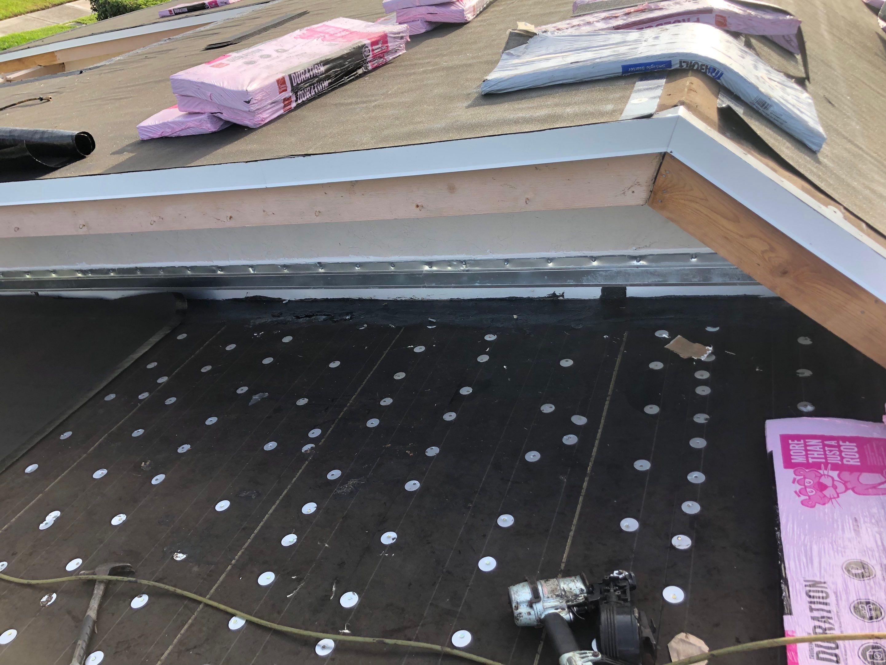 Residential Roofing Installation using Owens Corning Duration Shingle by First Due Roofing