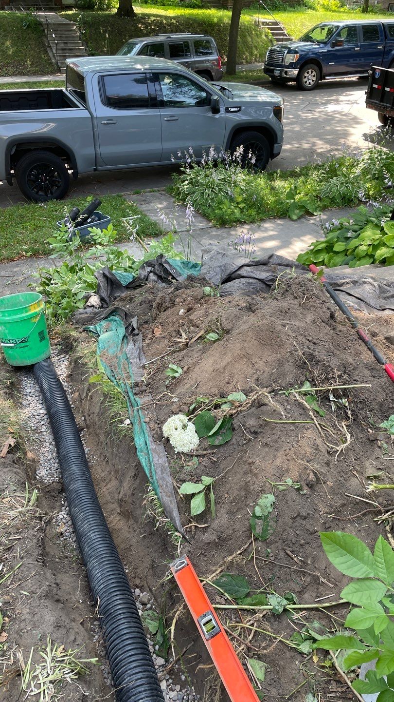 Tara’s Corner Drainage Fix by Waterproofing Northeast