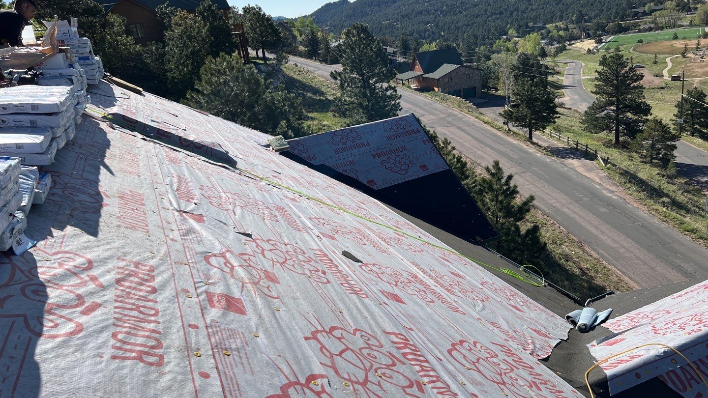 Commercial Roofing Installation using CERTAINTEED NORTHGATE CLIMATE FLEX HD-- HUNTER GREEN by A to Z Roofing