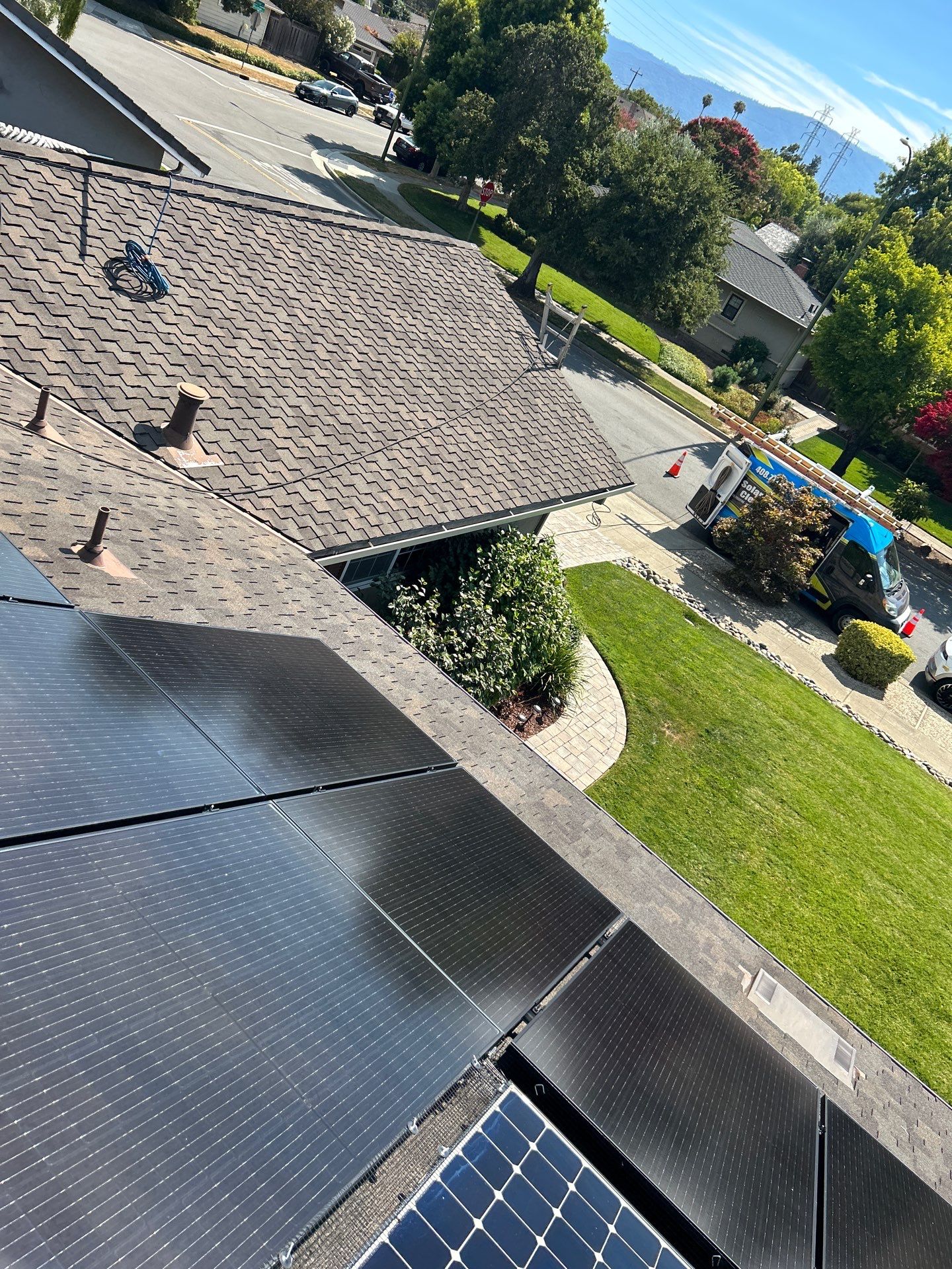 Solar Panel Critter Guard Installation by All One Solar Shine