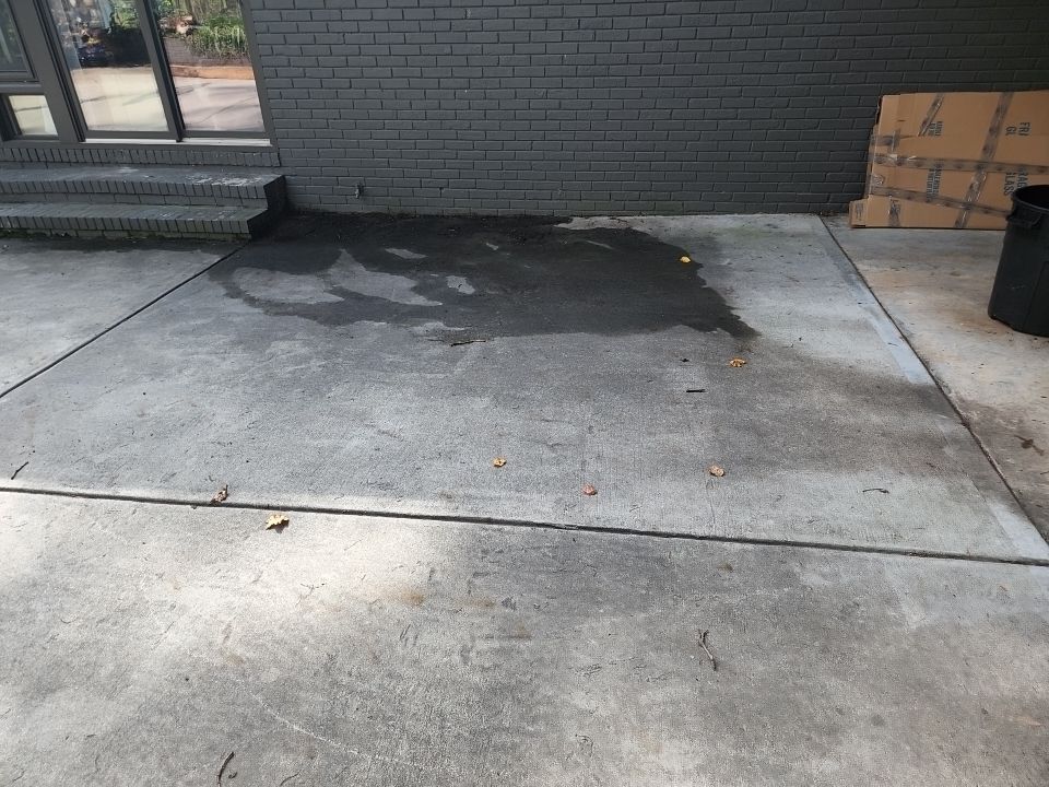 concrete Clean using cleaner by G&H Home Tech Pros LLC