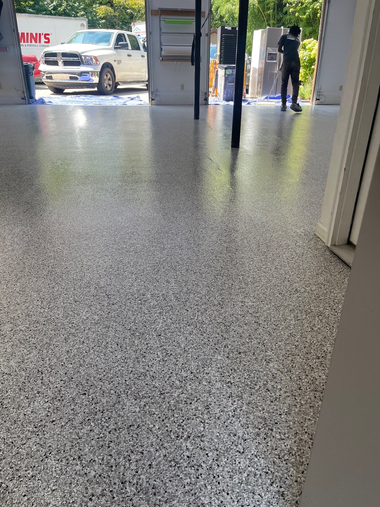 Garage Floor Coating using Coyote by My Garage Floor Guys