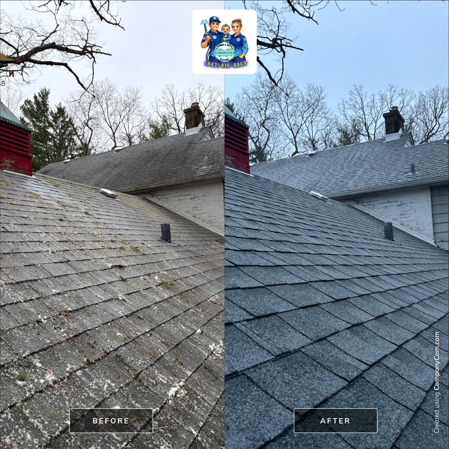 Project in Mundelein by Simmons Power & Soft Washing