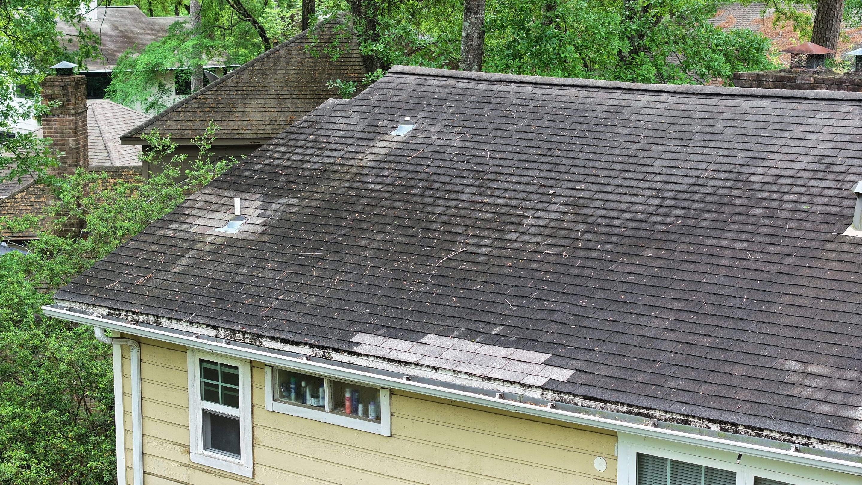 Roof Leak Repair with Peel-and-Stick Membrane — Spring, TX by PL Roofing & SB Roofing, LLC.