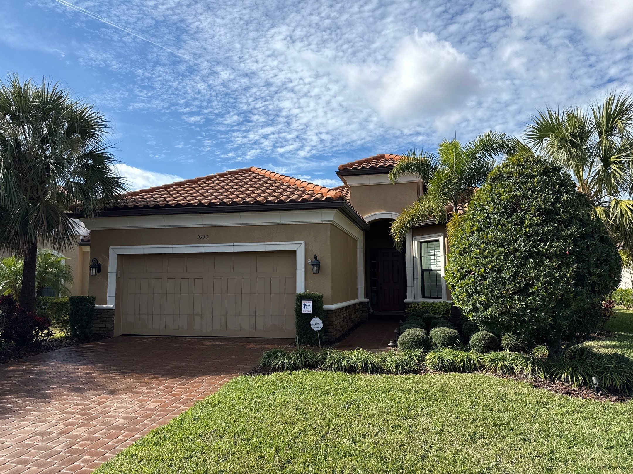 Tile Roof Cleaning (No Walking on Roof) – Artisan Lakes, Palmetto, FL by Sunshine AquaWash