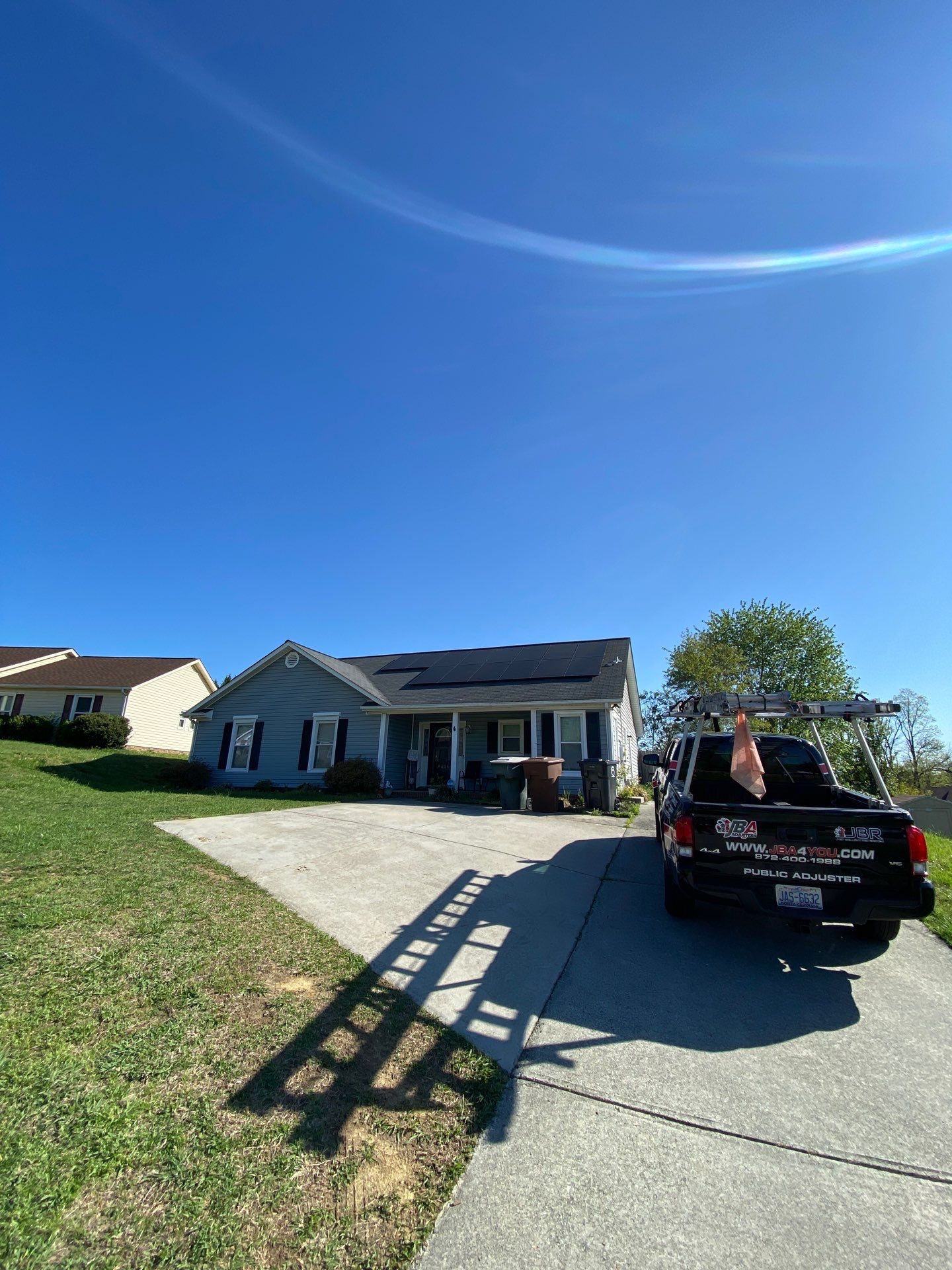 Roof replacement and siding by hail damage by Just Brilliant Restoration JBR