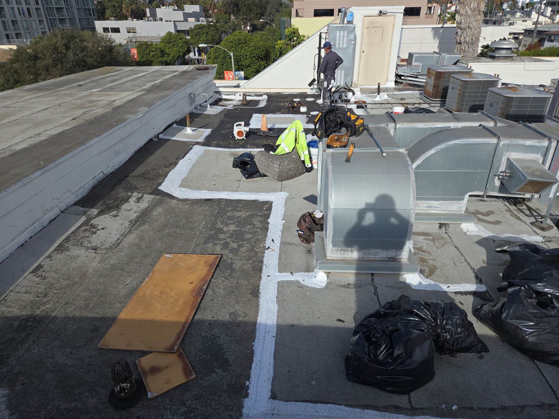 Pre-school in Santa Monica - Waterproofed with ASC Silicone Membrane System by Hull Brothers Roofing