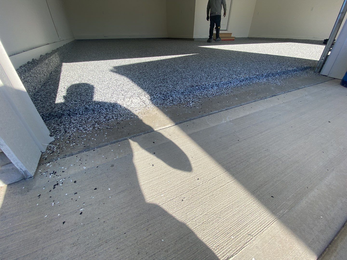 Garage Floor - Domino by Select Painting, Coatings & Garage Cabinets