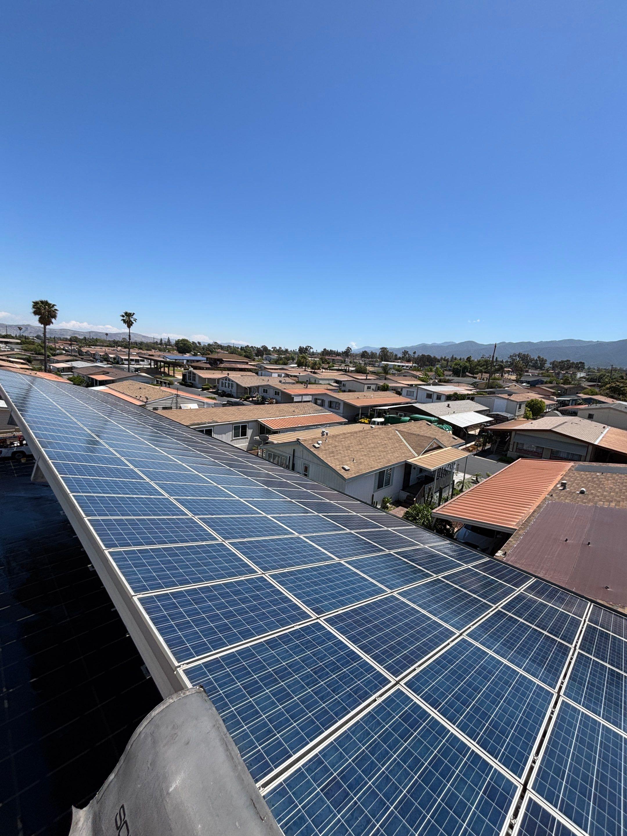 Commercial Solar Panel Cleaning by Palm Coast Solar Cleaning