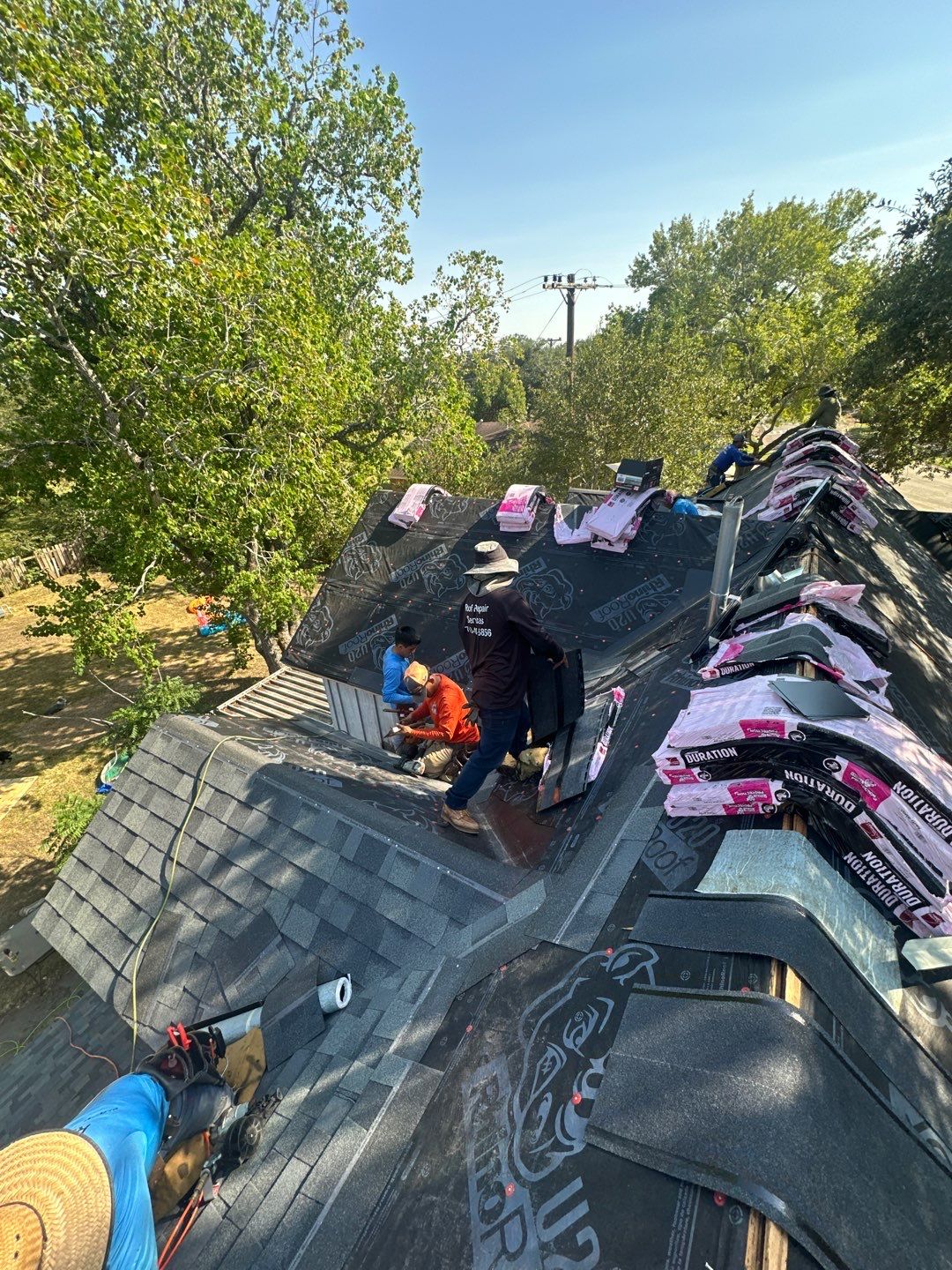 Residential Roofing Repair using Owen's Corning Duration (Lifetime) Shingles by Roof Repair Company