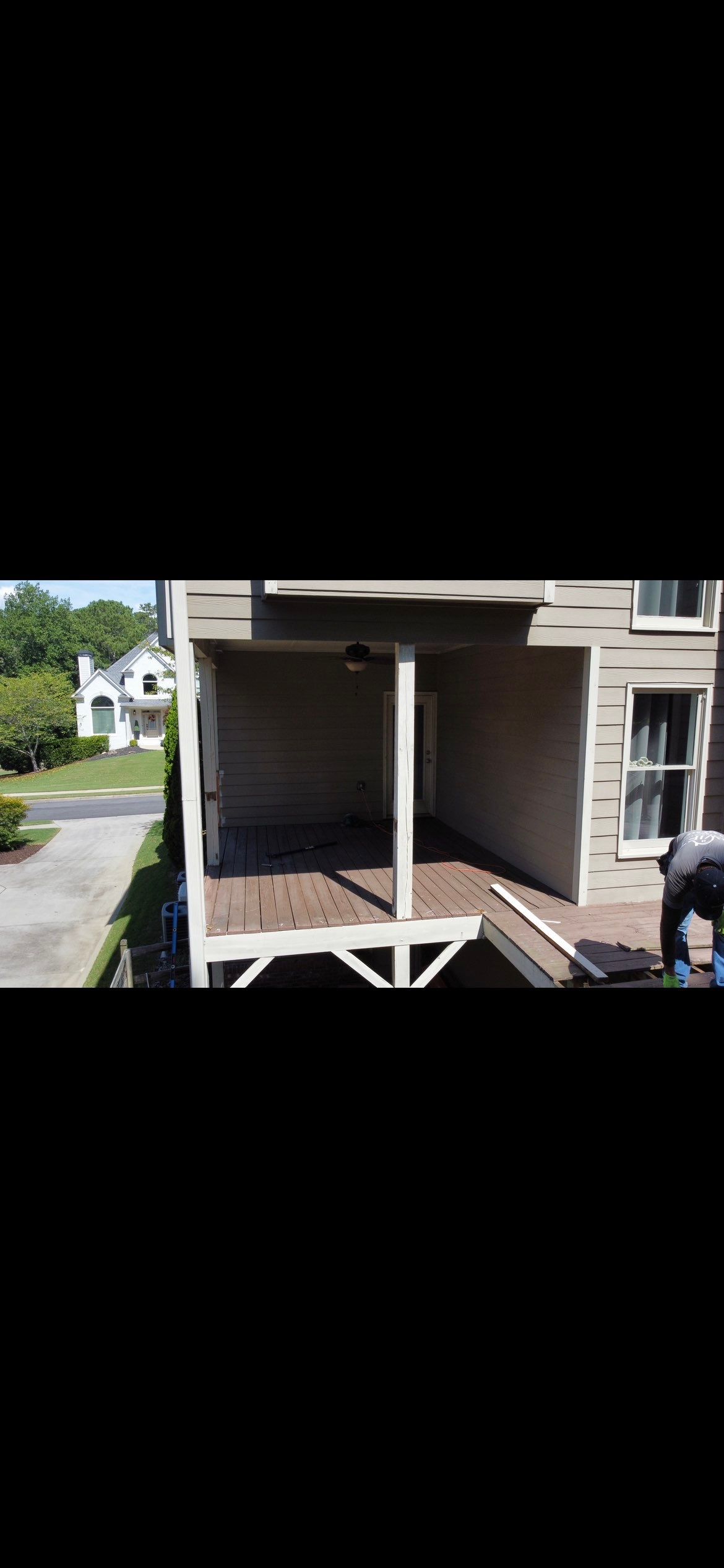 Multi-Level Composite Deck and Screened Porch in Acworth by Swift Home Renovations 