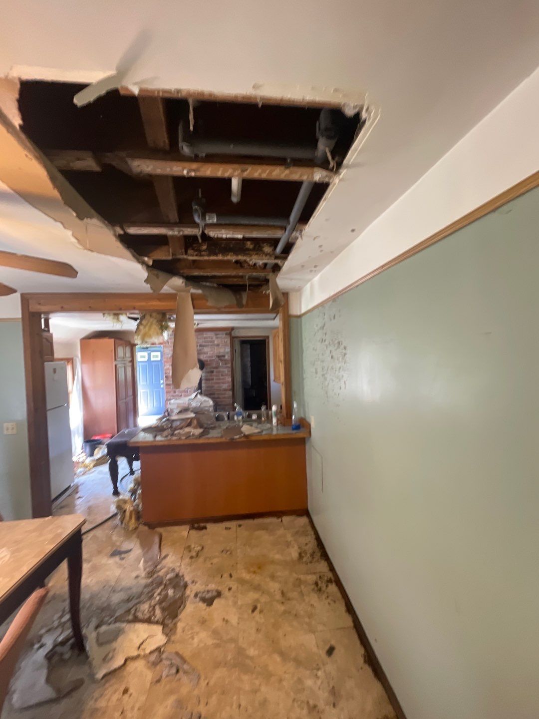 Project in Croswell by EzDry Water Mitigation & Property Restoration