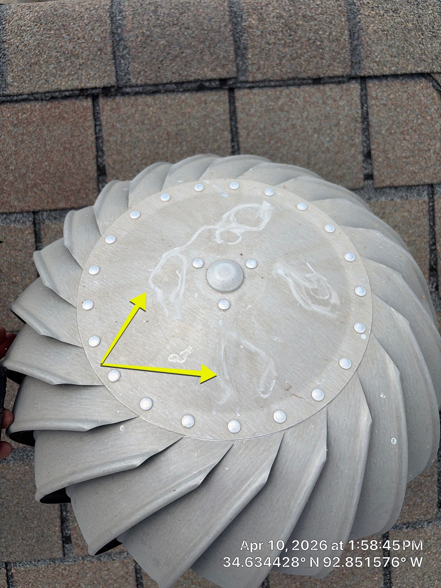 Shingle Roof Damage Assessment in Hot Springs Village by Temple Roofing and Exteriors