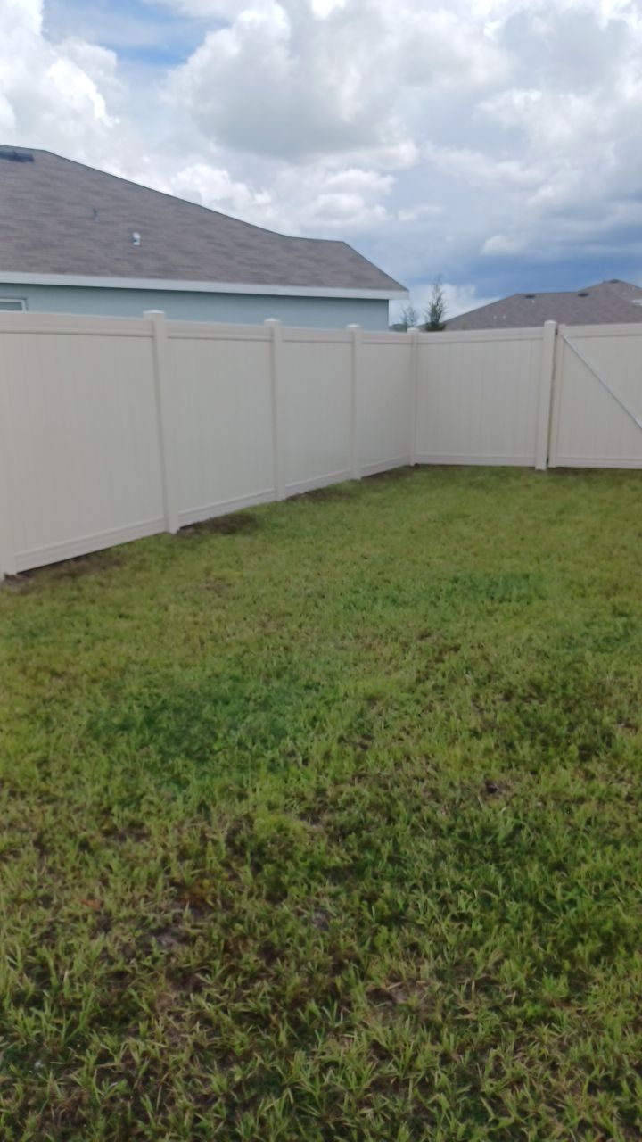 Parrish, FL White Vinyl Privacy Fence  by Asap fence and gates, LLC