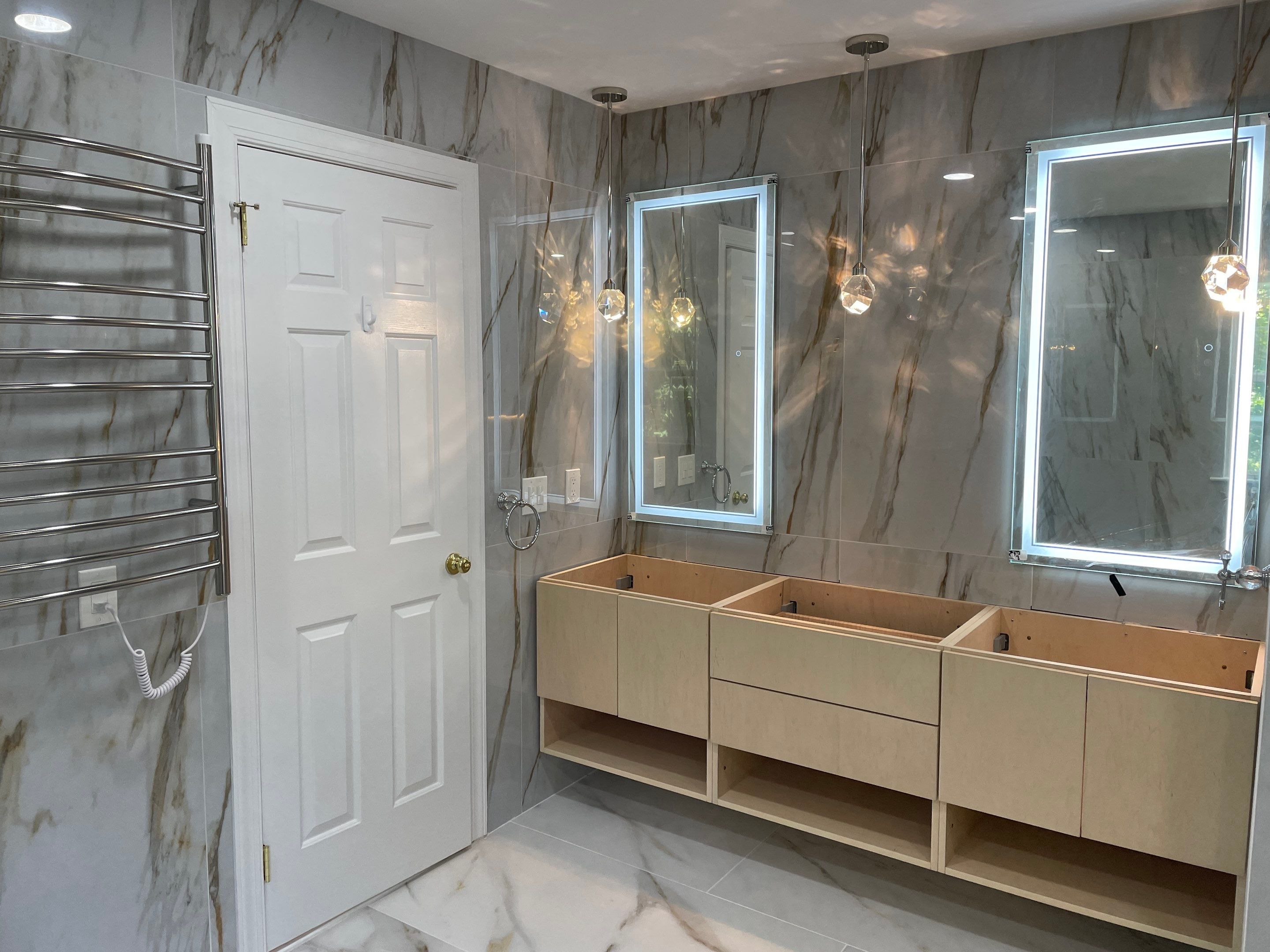 Bathroom Remodel using Tile by Home Concepts Construction