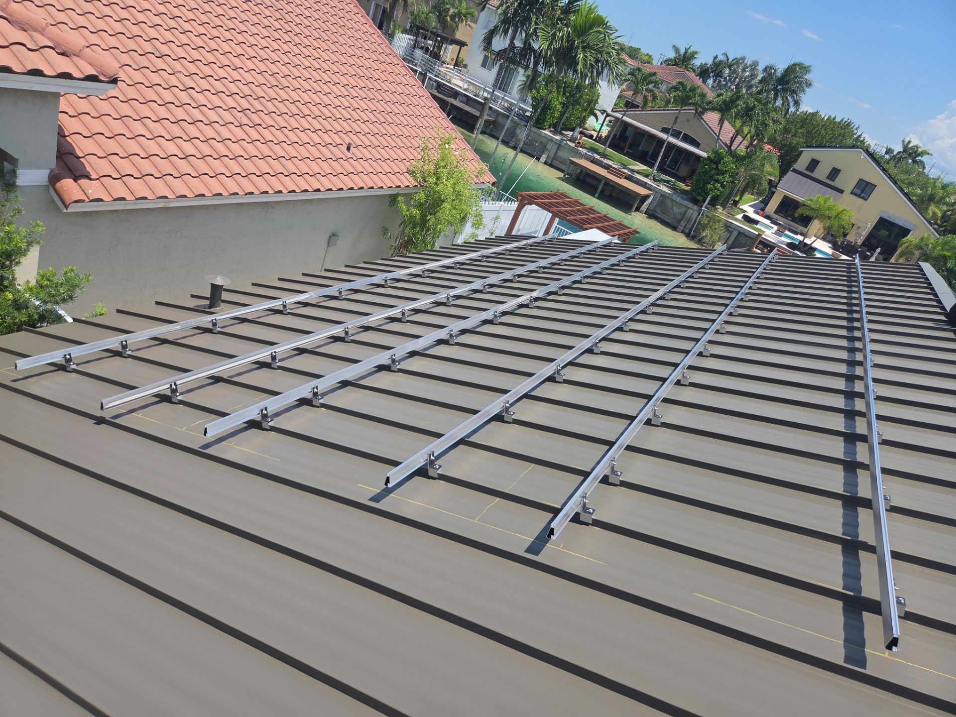Residential Solar Energy System Installation on Standing Seam Metal Roof by Solar Dynamics, INC